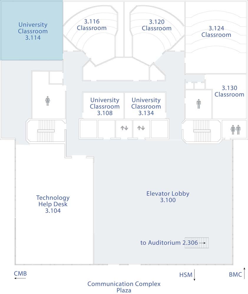 3rd floor map