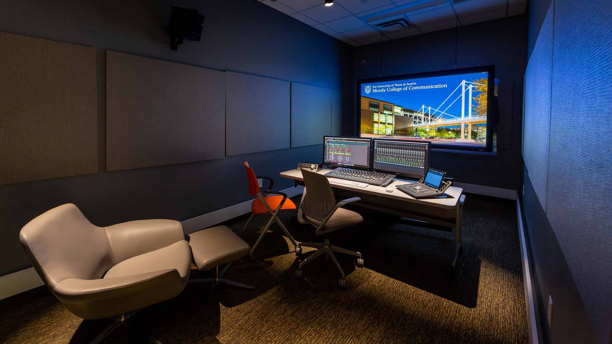 video editing room design