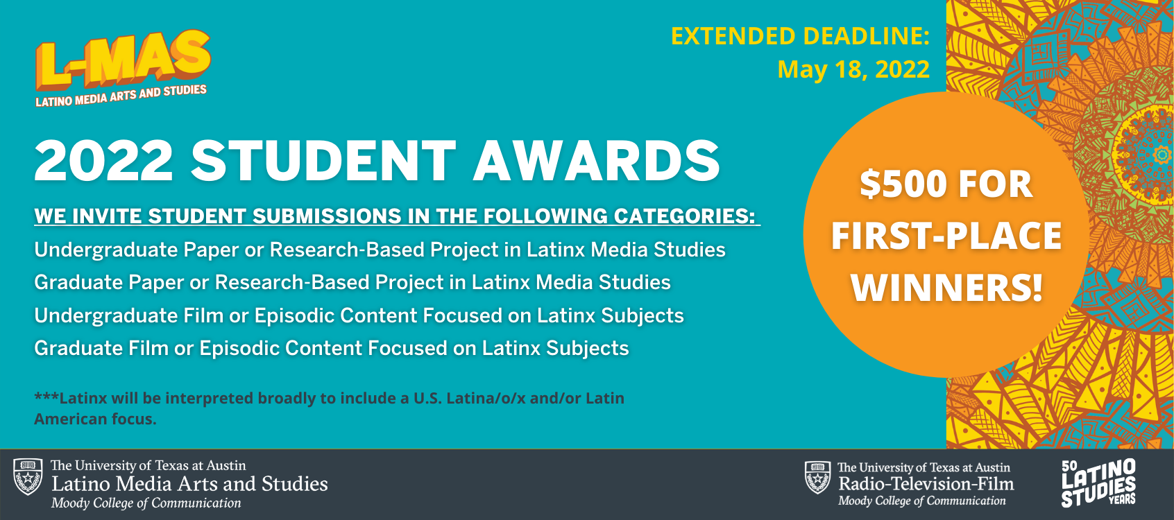 L-MAS Student Awards - new deadline