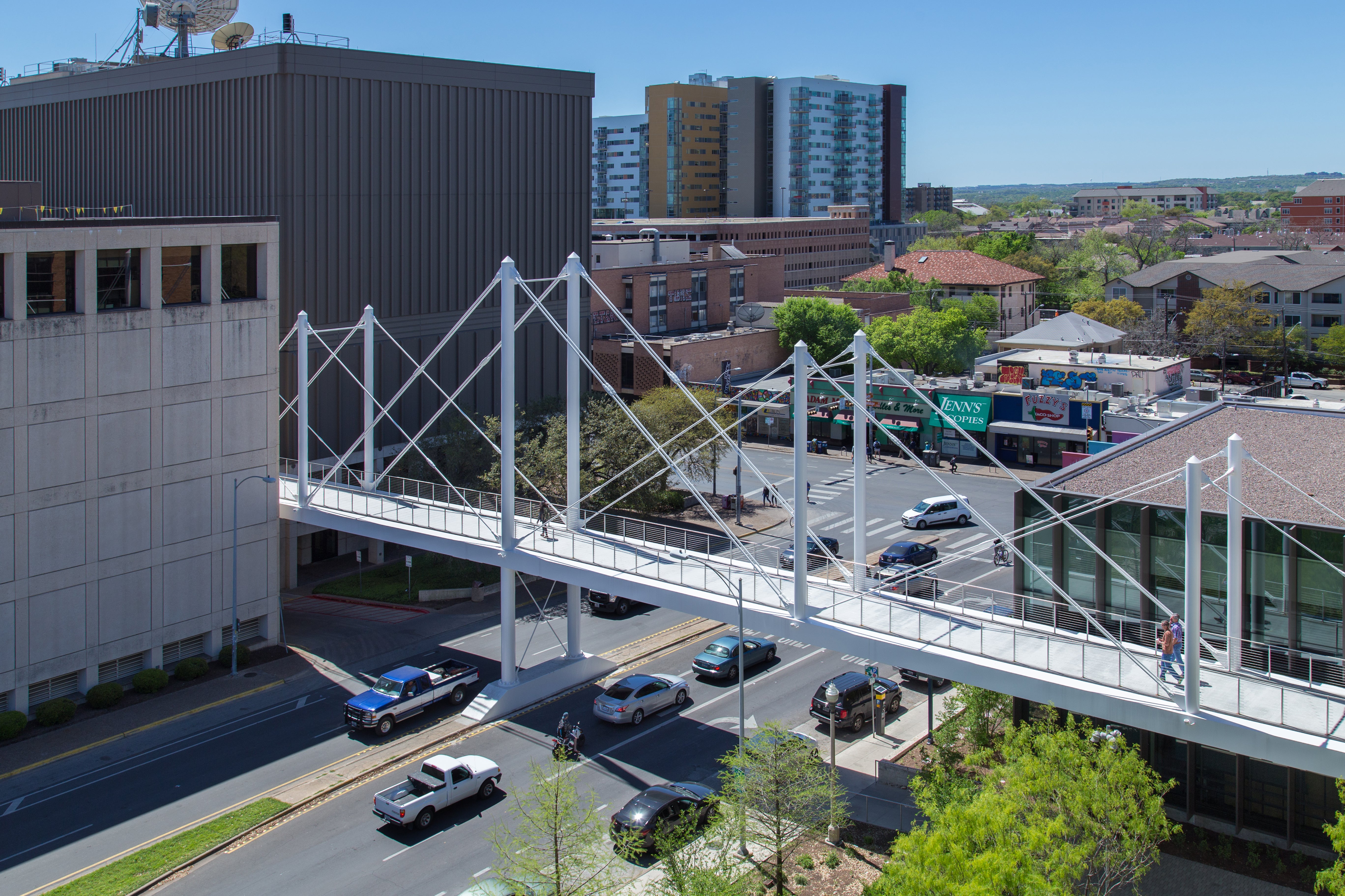 photo of bridge at Moody College of Communication