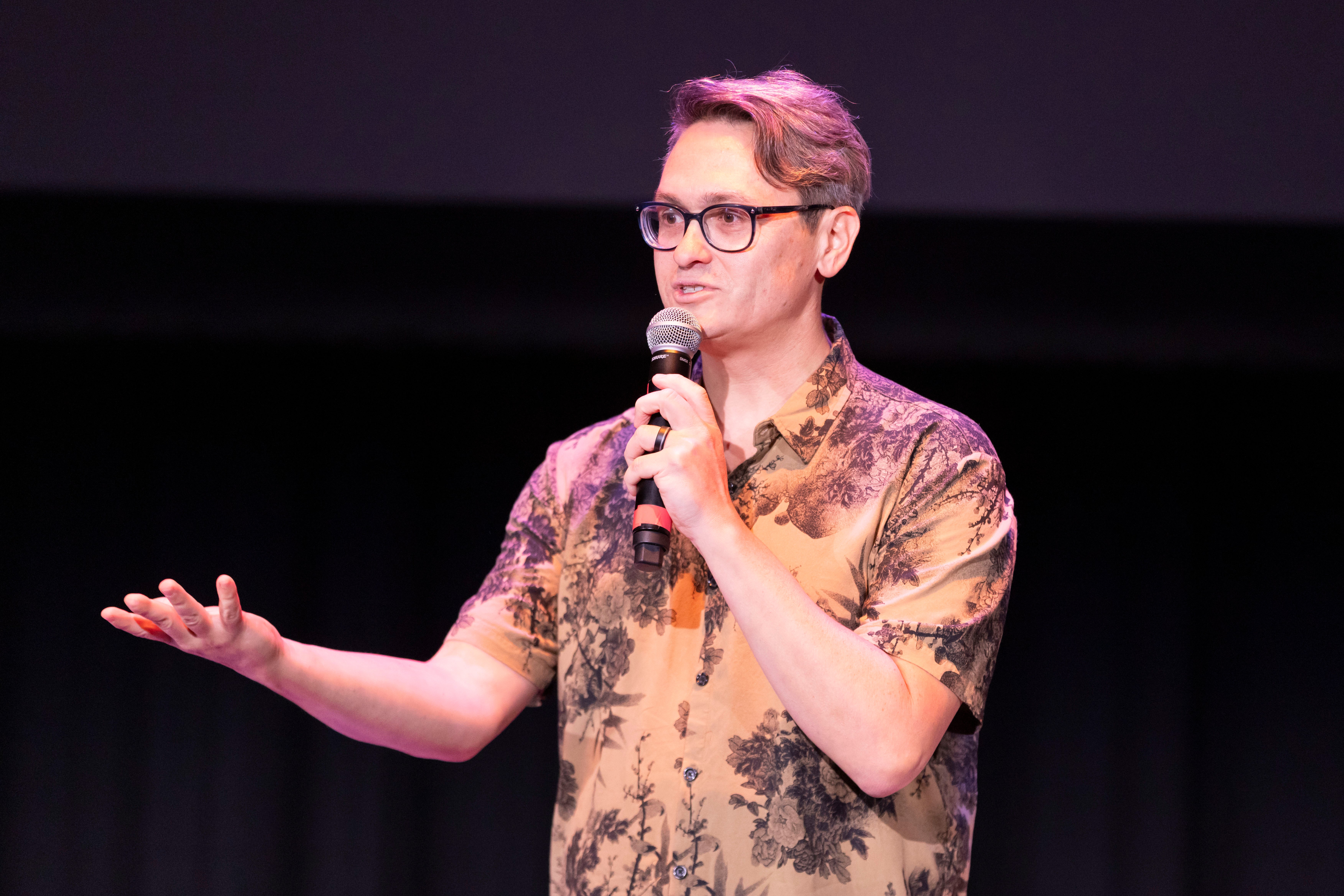 Guest speaker Matthew Garcia-Dunn speaks at the Symposium.