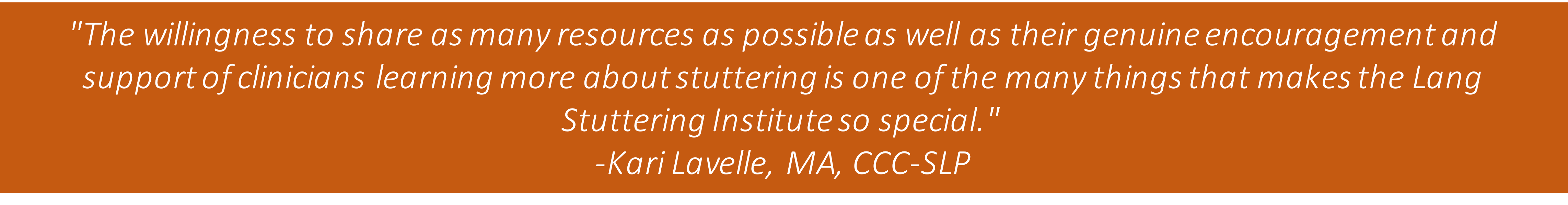 Kari Lavelle Quote