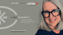 Texas Creative presents: LISTEN UP Speaker Series - LISA BENNETT