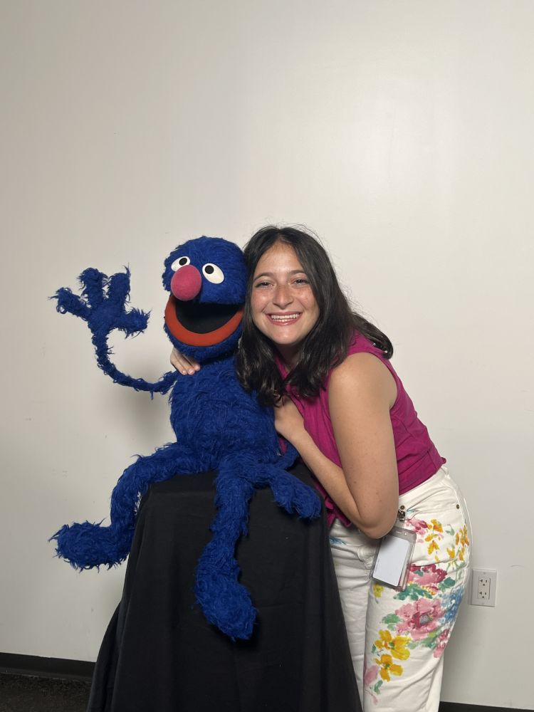 Sesame Workshop's new Muppet character, Ameera, uses a wheelchair and arm  crutches 