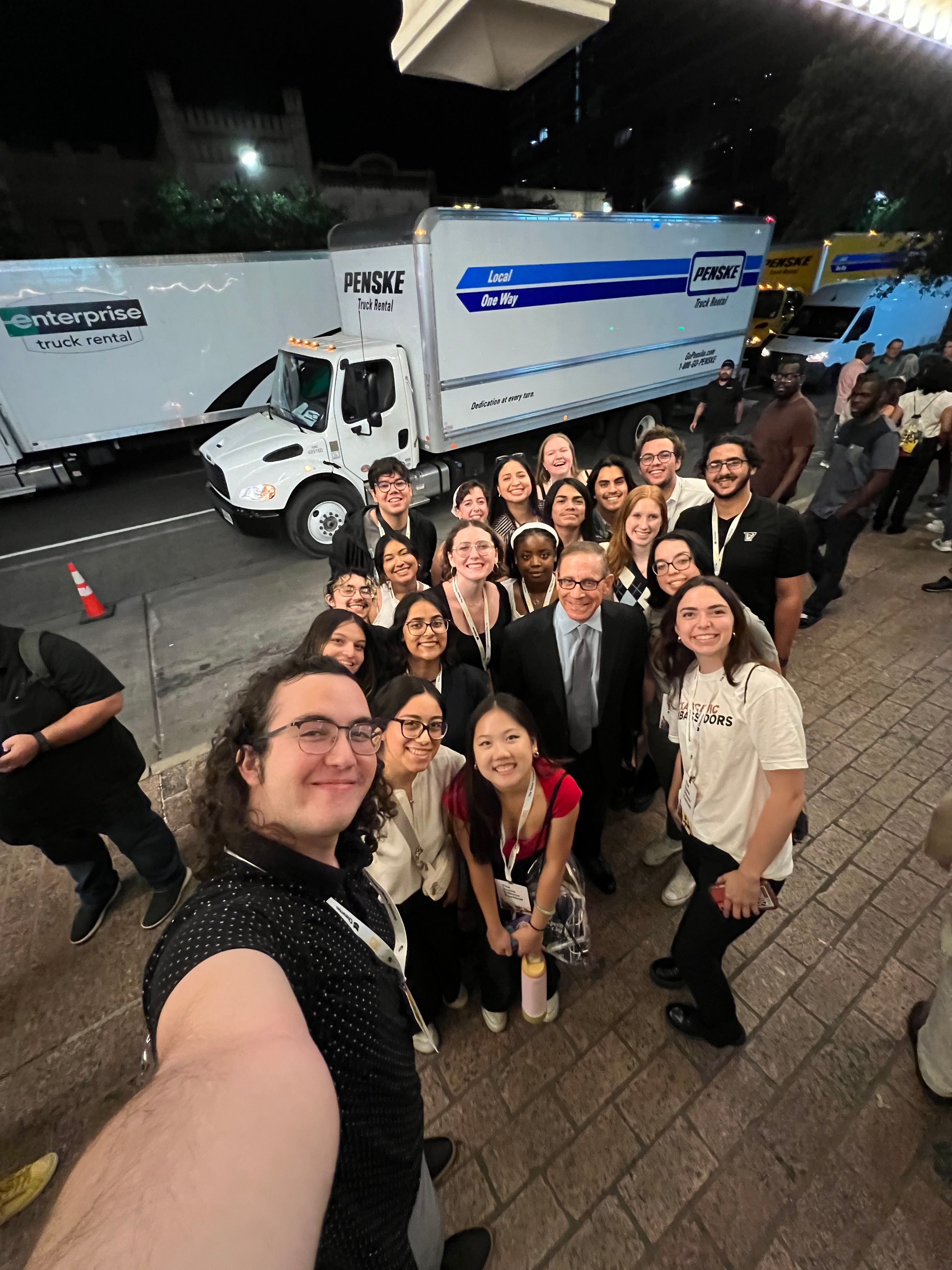 Texas Civic Ambassadors with Evan Smith