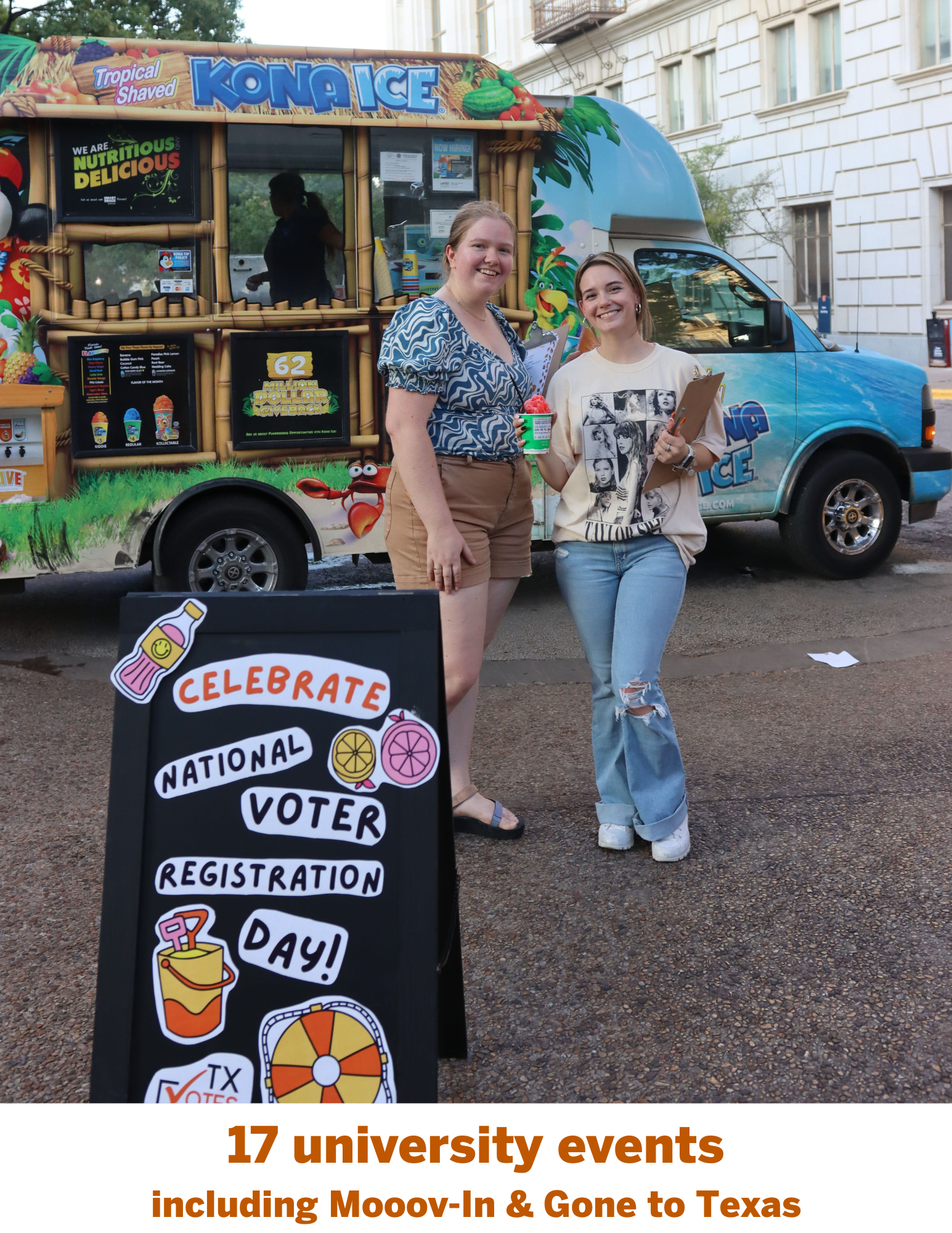TX Votes celebrating National Voter Registration Day