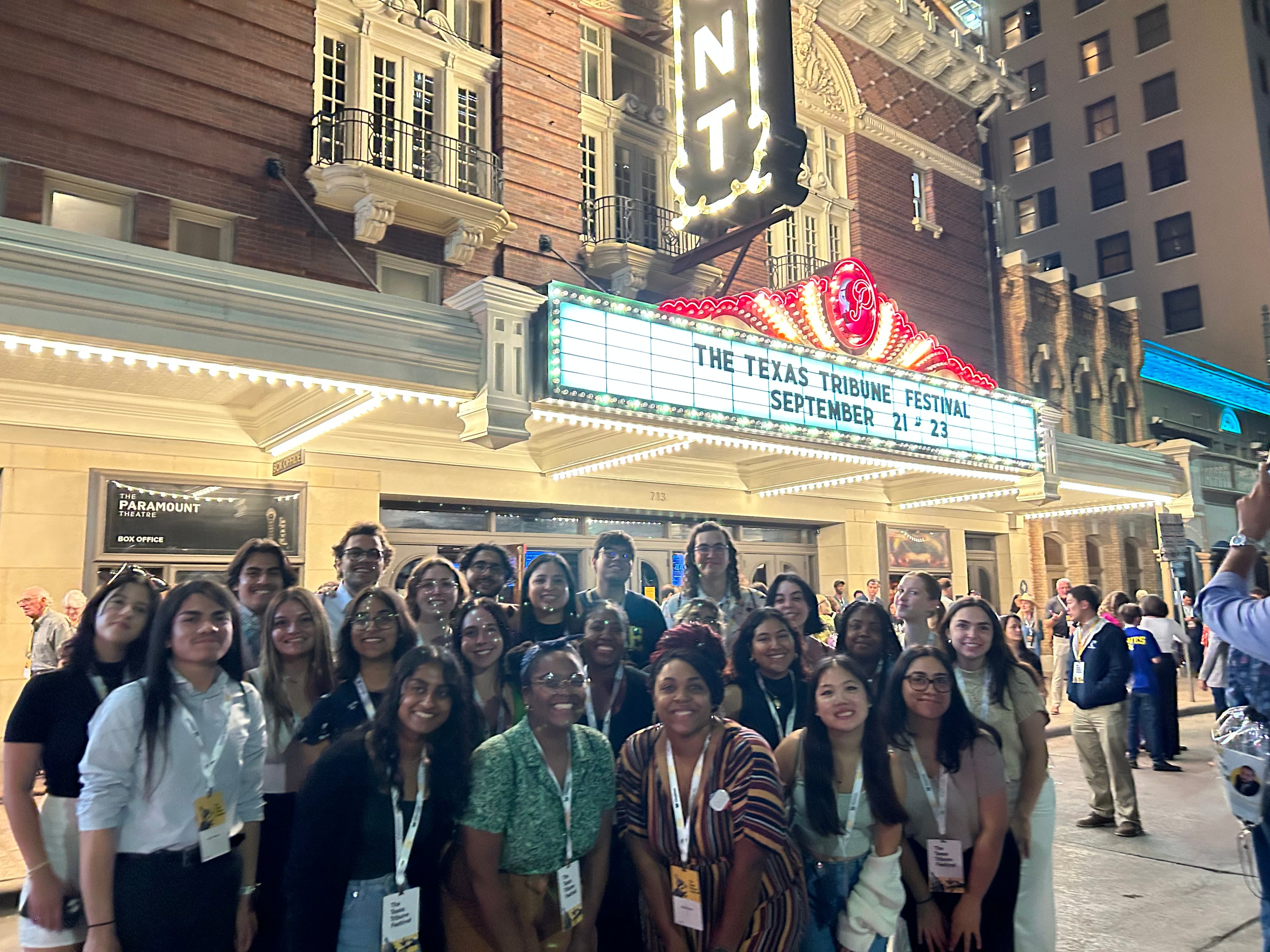 Texas Civic Ambassadors at the Texas Tribune Festival