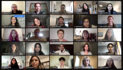 Undergraduate Learning Assistants (ULA) in training for Fall 2022