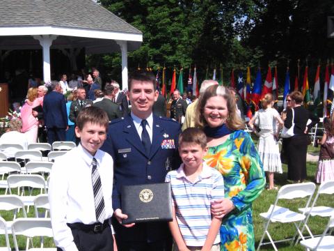 Kristen Christy and her family