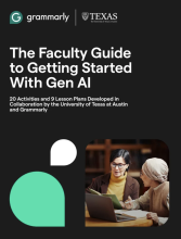 The Faculty Guide to Getting Started With Gen AI