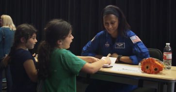 Dr. Jeanette Epps, NASA Astronaut Aerospace Engineer, appeared in one of Hot Science TV episodes. Photo Courtesy of Hot Science TV