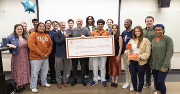 Dr. Brad Love presented with Friar Society award