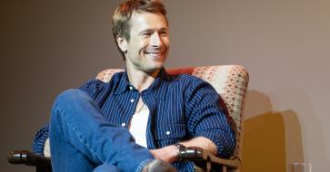 Glen Powell at Moody Chad Powers Screening