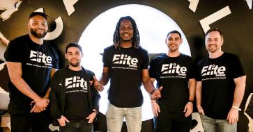 Twin brothers Amin and Amir Bahari, Caleb Bluiett and Moody College of Communication graduate Timothy Cole Jr. formed Elite Sweets, which produces protein-packed, naturally-sweetened donuts. 