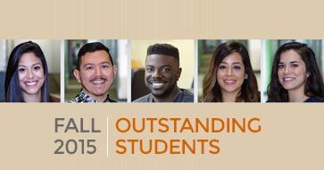 Outstanding Fall 2015 Graduates