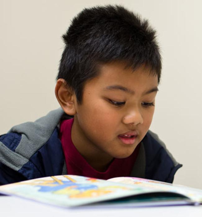 boy reading