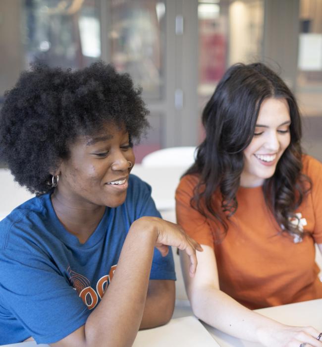 students on computer