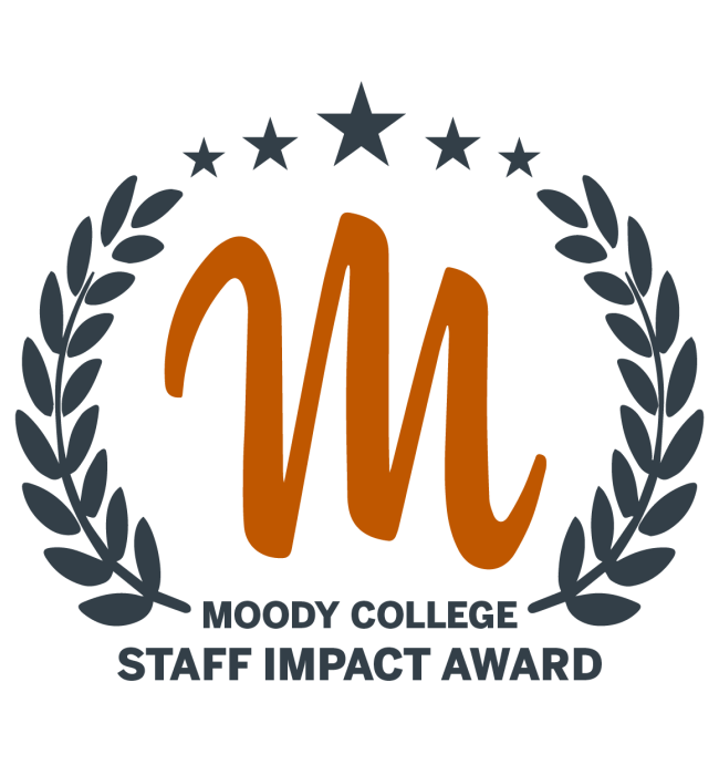 graphic of staff impact award