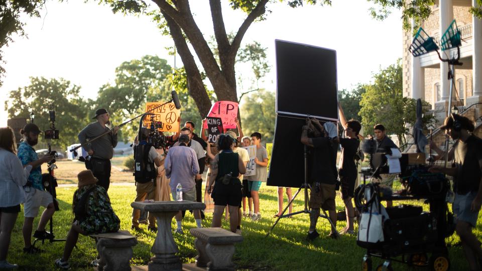 An image of rtf students at an outdoor event