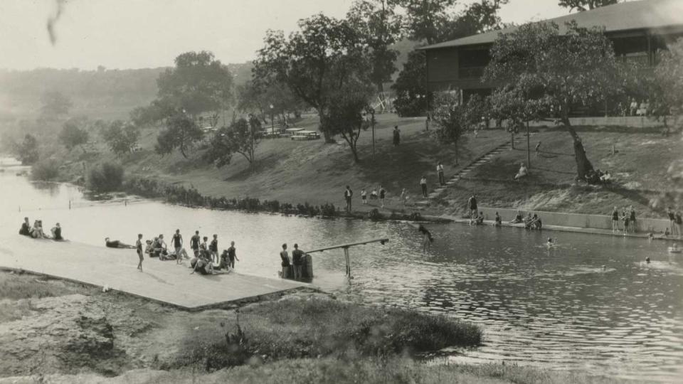 Barton Springs 1922