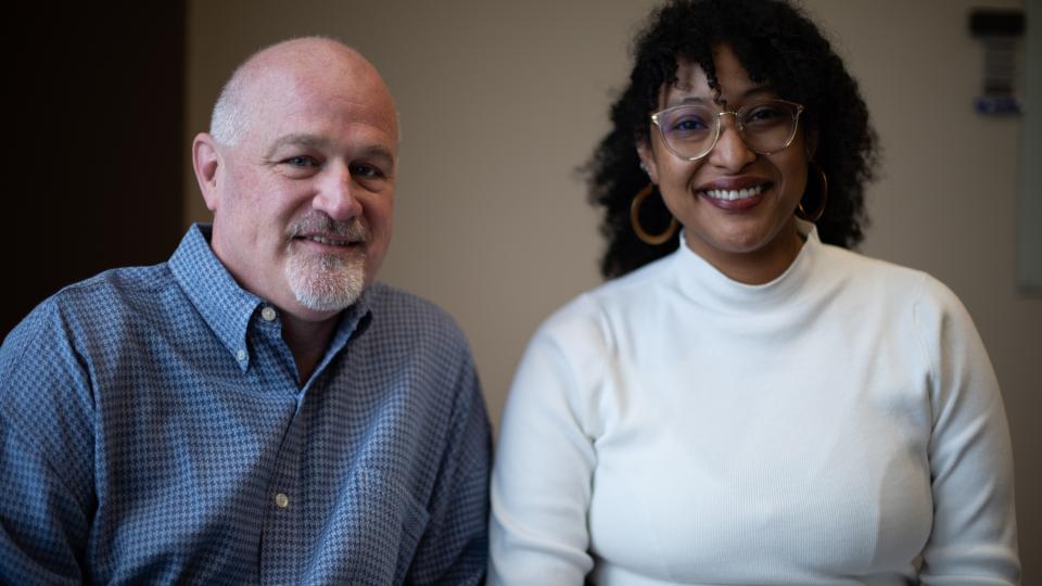 Randy Cox and Eva Reyes