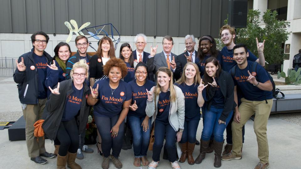Rod Hart and students