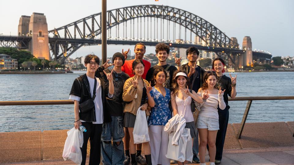 UT team in Sydney at Academic Esports World Tournament