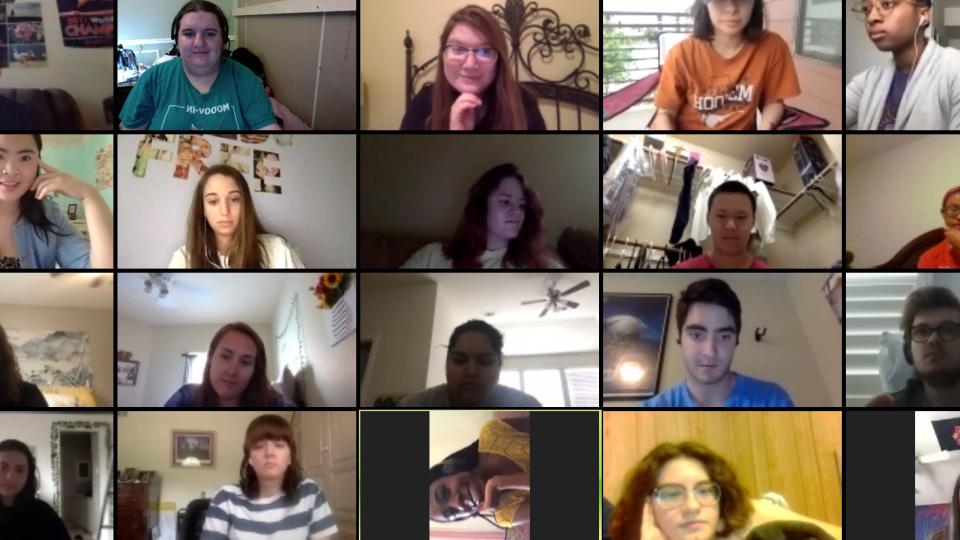 Daily Texan editors meeting