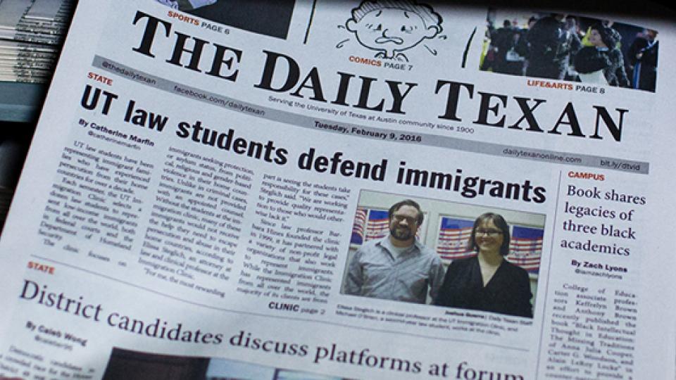 Daily Texan archives 