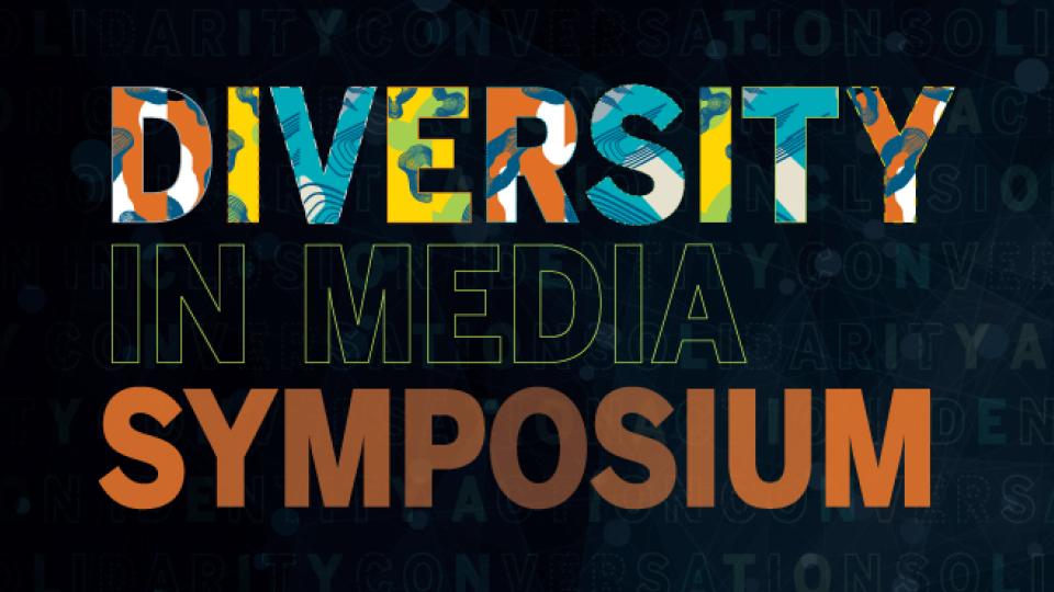 Diversity in Media Symposium web graphic 