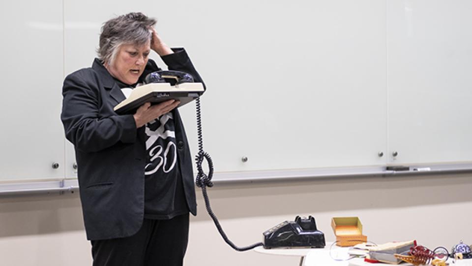 Terry Galloway developed “You Are My Sunshine,” to express her journey of hearing loss, deafness and restoration