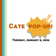 CATE pop up graphic