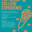 The Black College Experience: A Panel Discussion with Black Faculty and Students