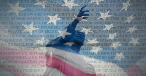 Inspired by Dr. King American background