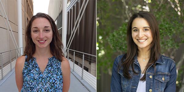 Katie Winters and Robyn Croft, Graduate Students Spotlights of Fall 2021 at the Center for Advancing Teaching Excellence.