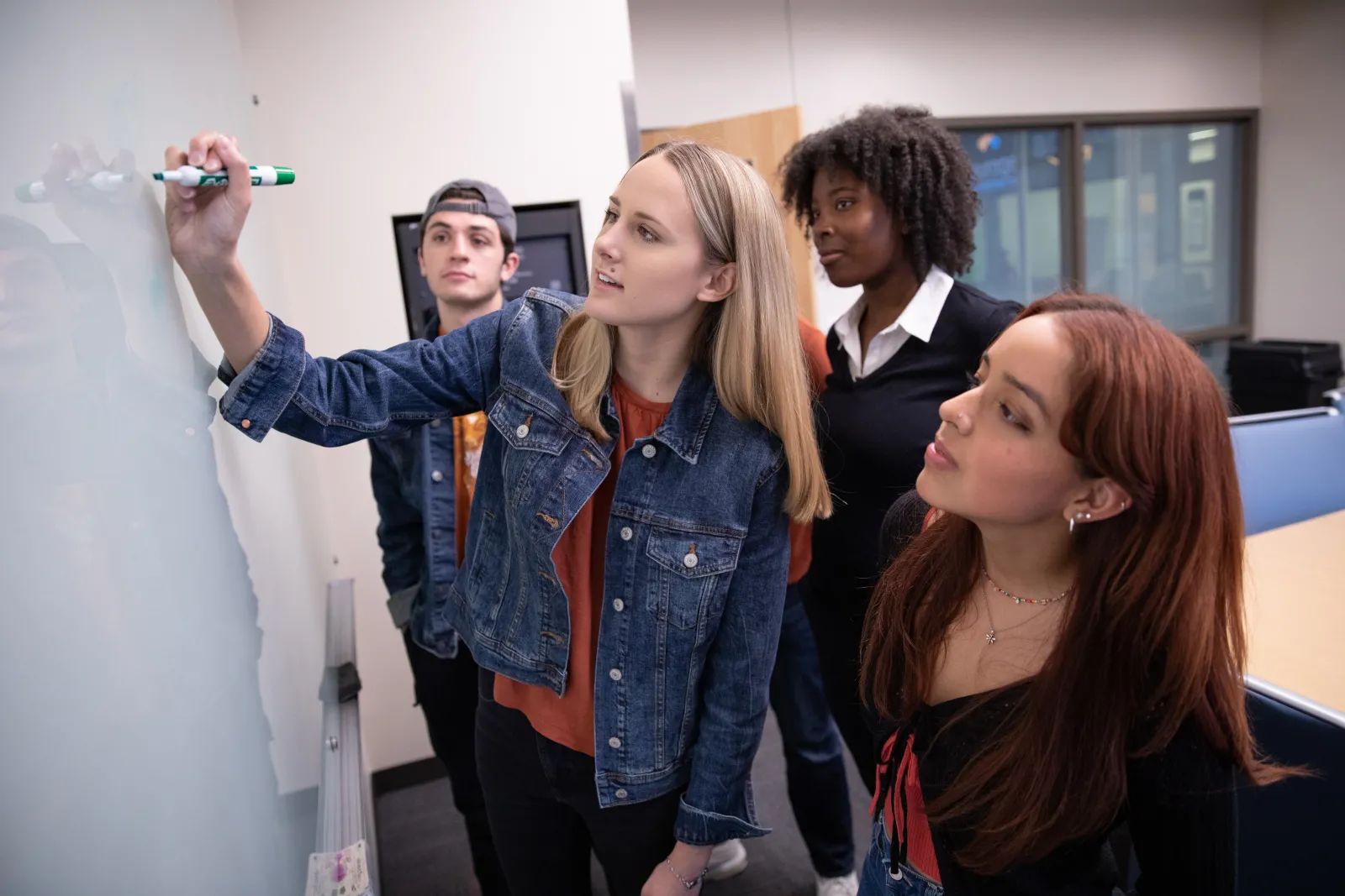 Advertising students