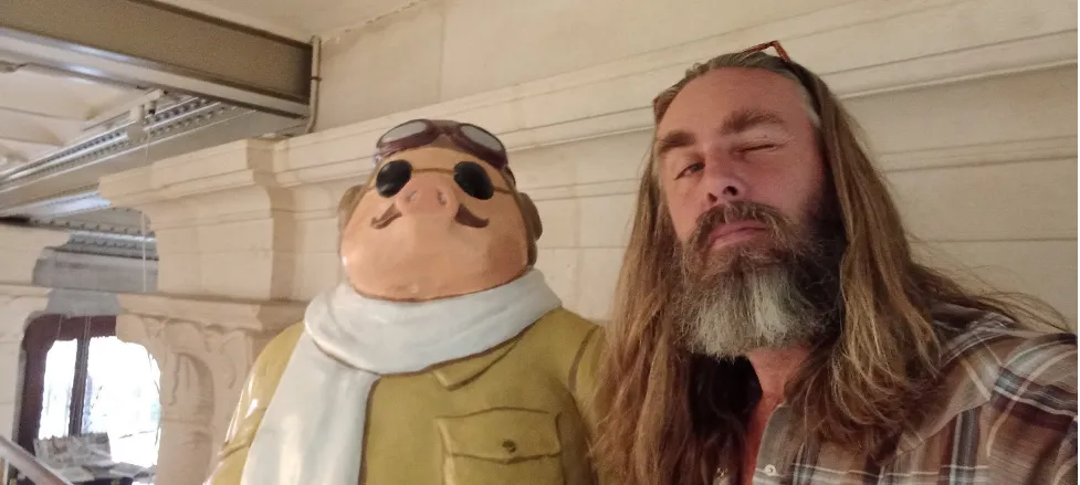 Ben Bays with Porco Rosso Ben Bays with Porco Rosso