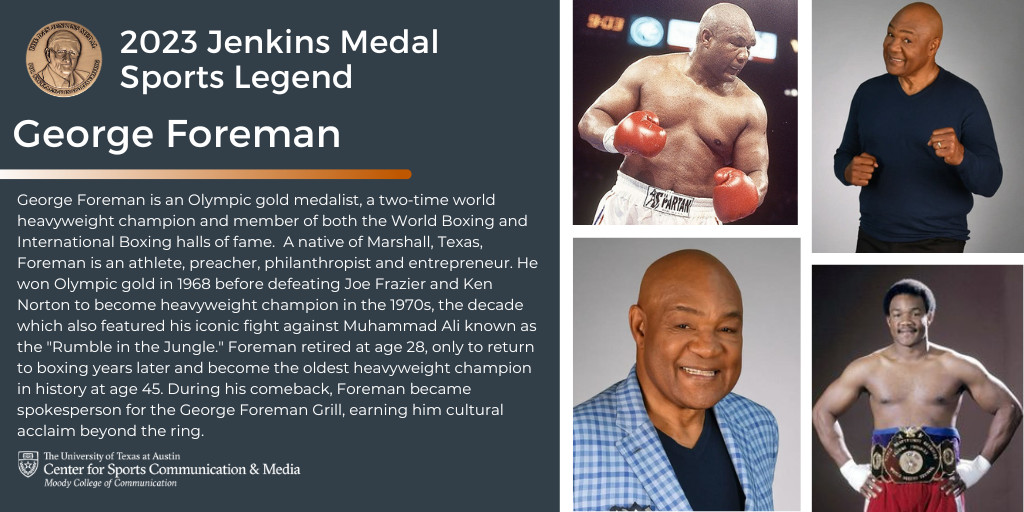 george foreman jenkins medal