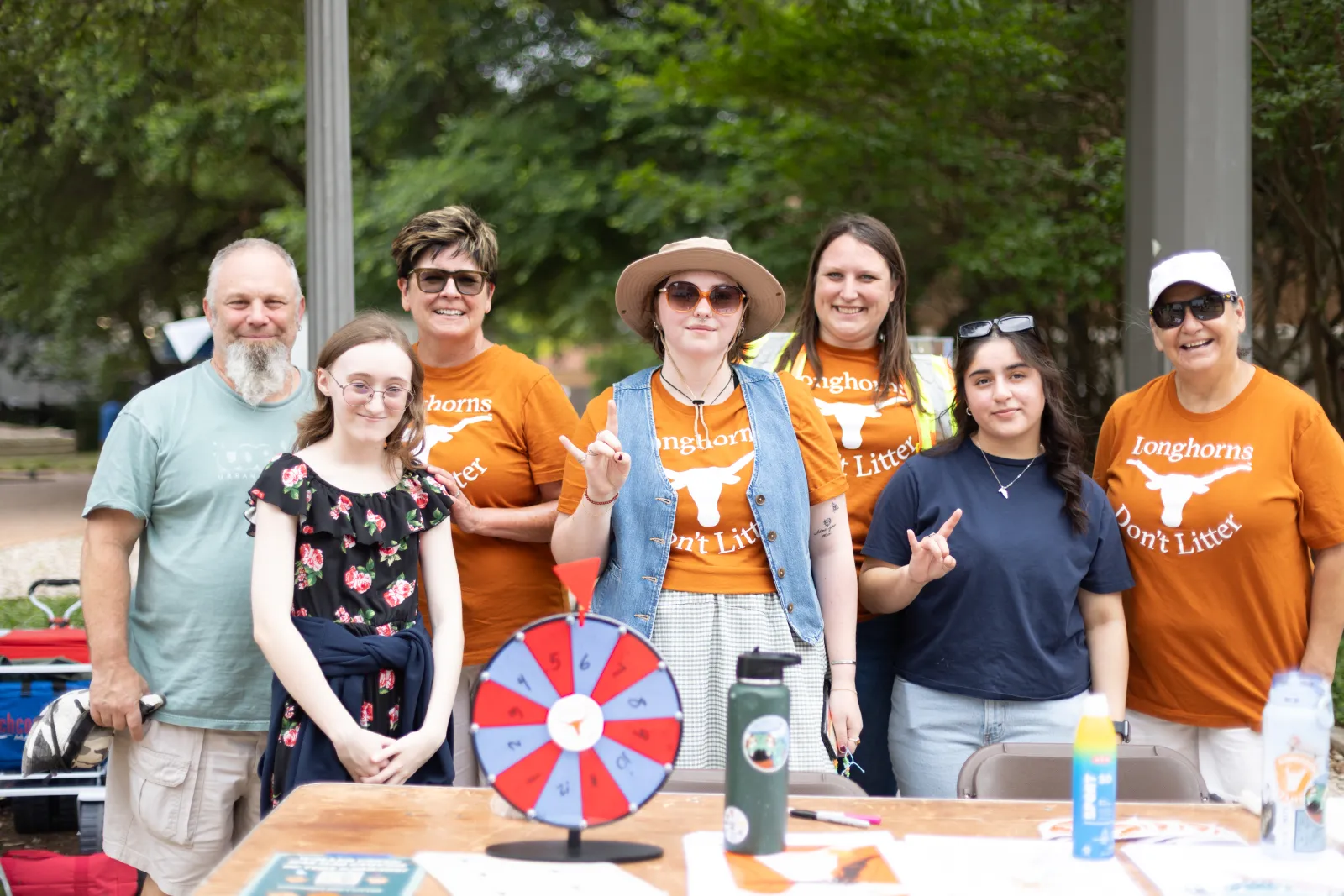 Longhorns Don't Litter group