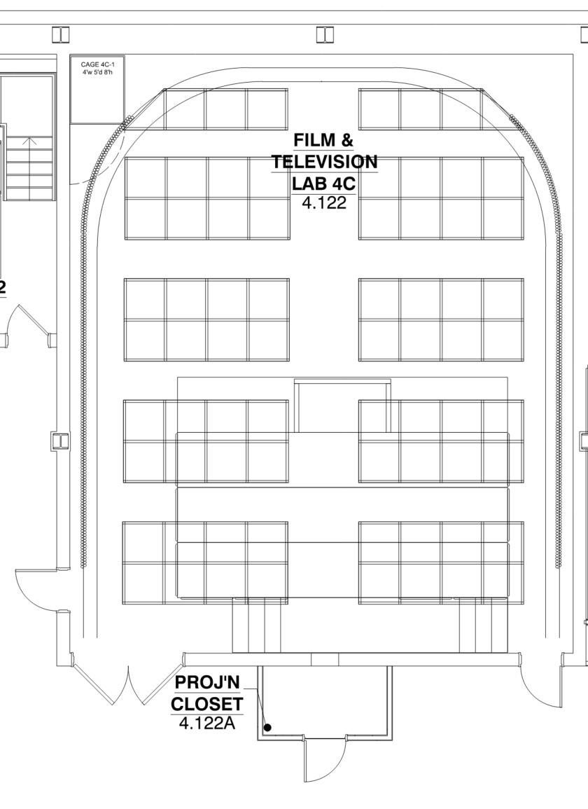 CMB 4.122 Floorplan - Grids & Curtains