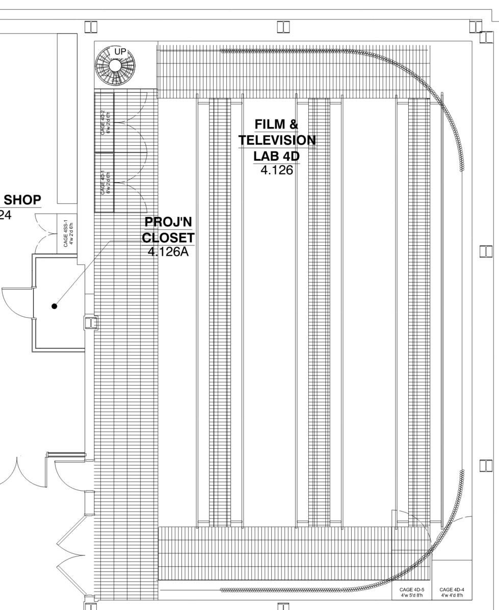 CMB 4.126 Floorplan - Catwalks & Curtains