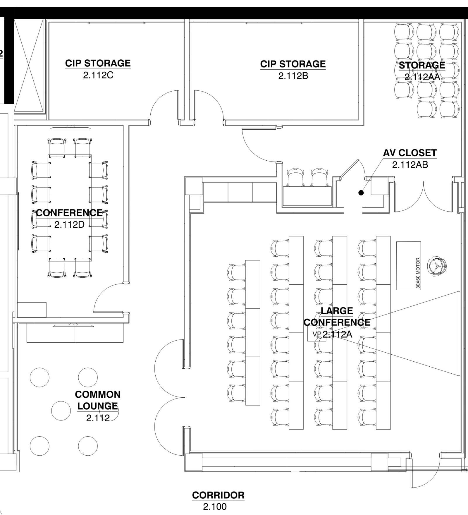 CMB 2.112A Floorplan