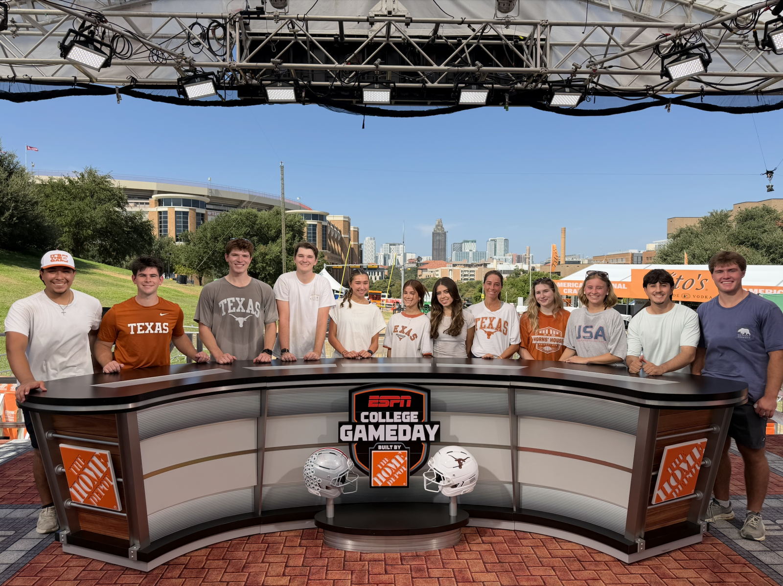 students at GameDay