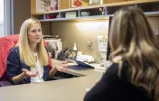 Faculty advising a student