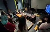 PBL Students Working in Studio
