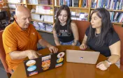 Craig Scott with students