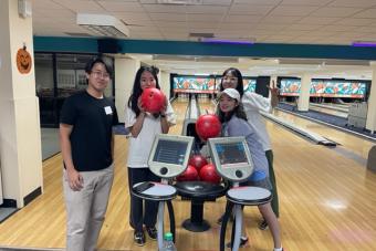 more students bowling