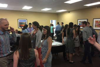 Participants at the Milestone zero presentation