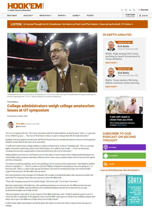 HookEm.com story