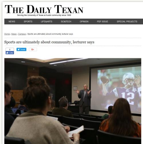 Daily Texan article